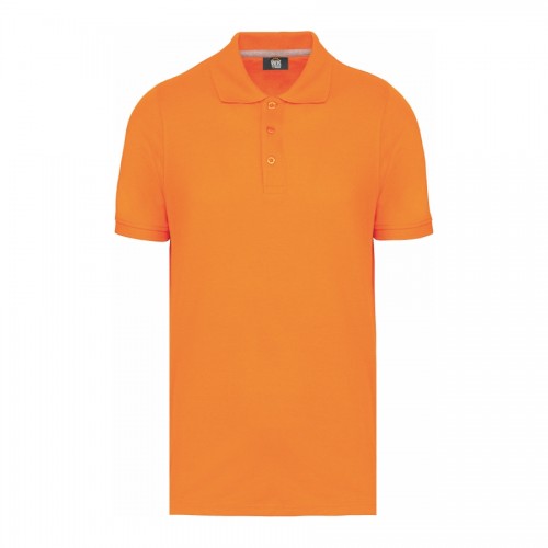 POLO PIQUÉ HOMEM M/M 3 BOT LARANJA WK274 POLO PIQUÉ HOMEM M/M 3 BOT LARANJA WK274